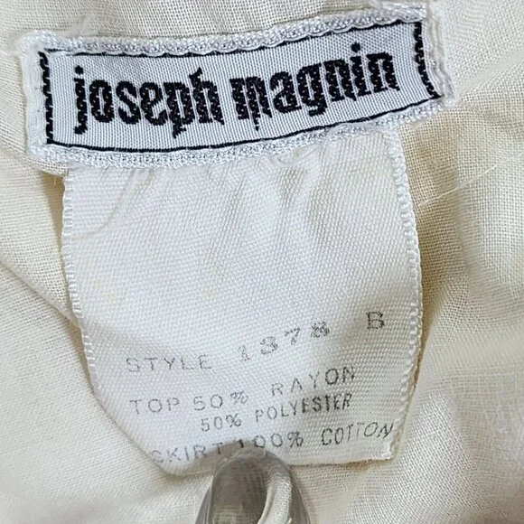 Joseph Magnin Vintage 70's Maxi Dress, Women's 8 - Picture 9 of 16